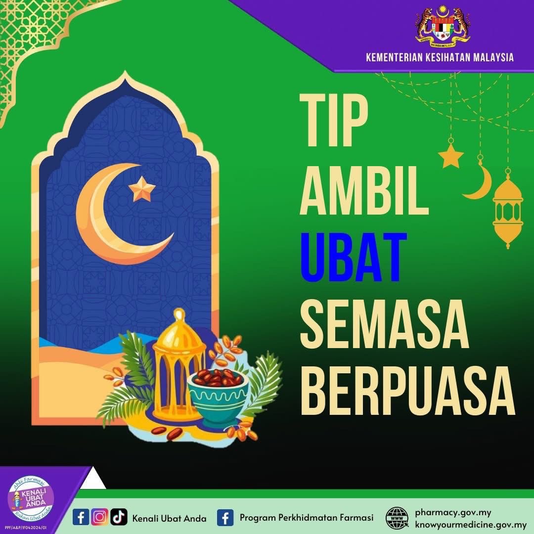 TIPS AMBIL UBAT SEMASA BERPUASA