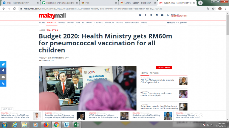 PNEUMOCOCCAL VACCINES